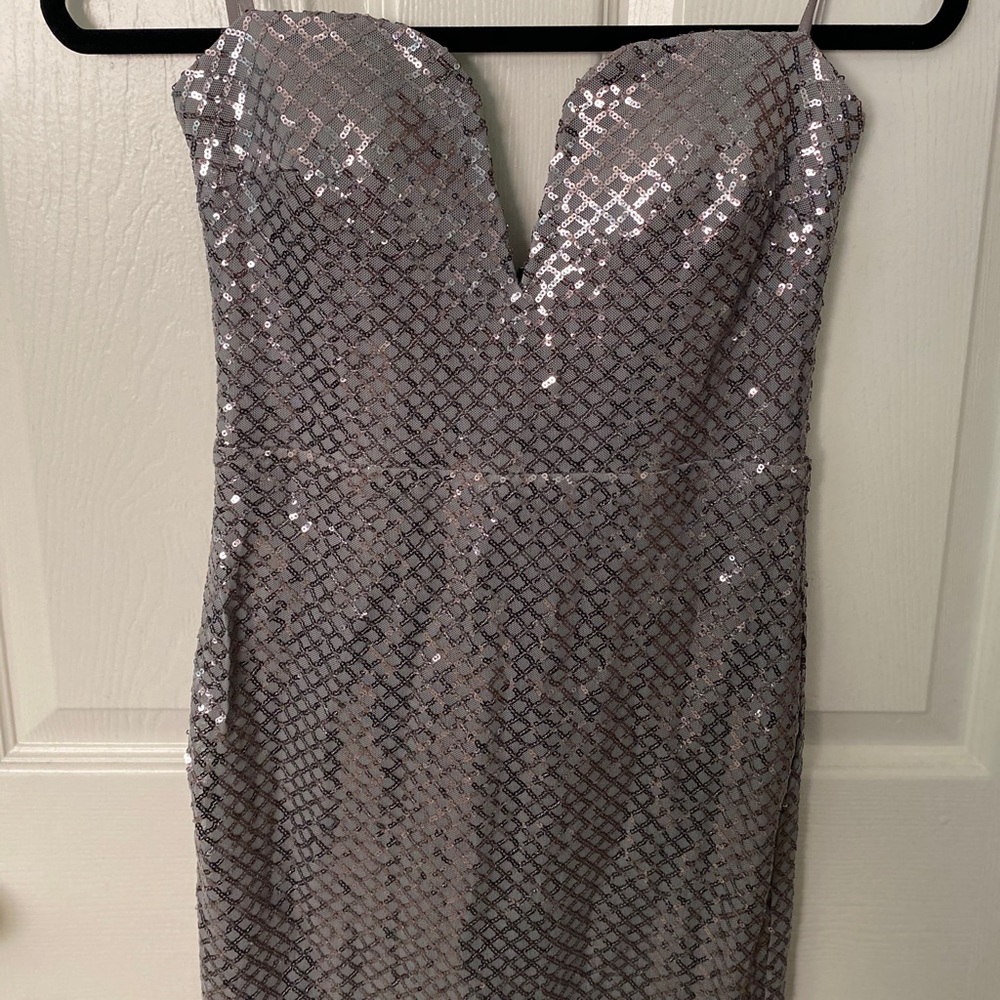 Floor length sequence event dress!